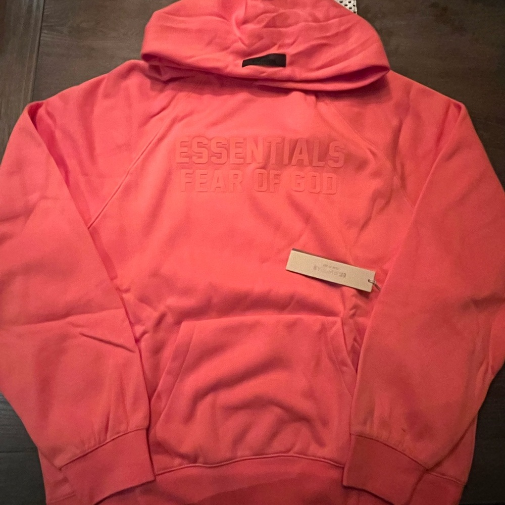 Fear Of God Essentials Coral Hoodie FW22